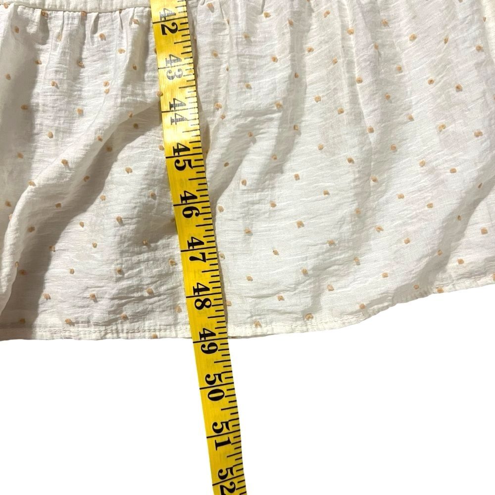 Moon River Smocked Milkmaid Maxi Dress Sz S Cottage Peasant Boho Puff Sleeve - Picture 10 of 13